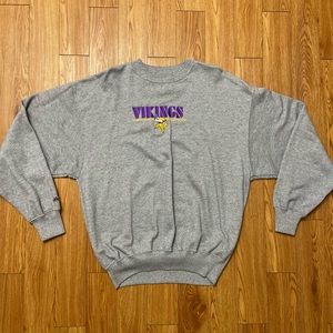 Vintage Minnesota Vikings crew neck sweater size large